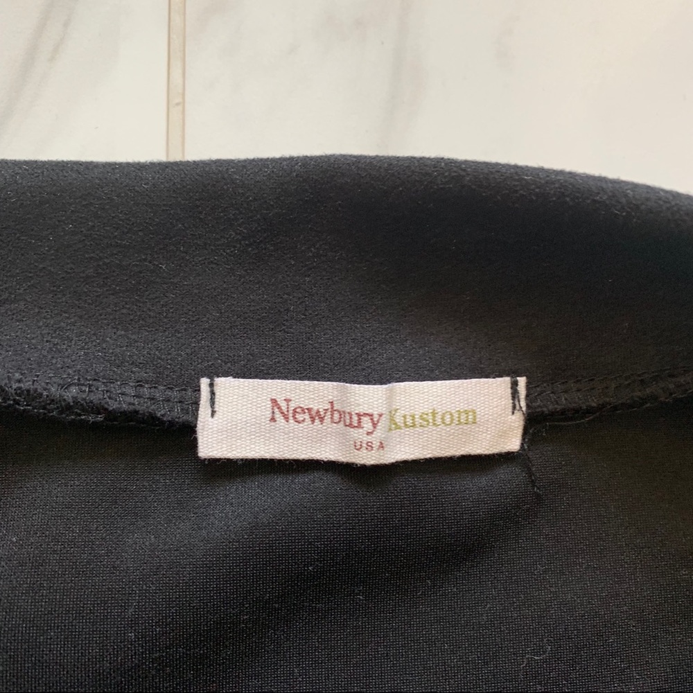Newbury Kustom Velvet Asymmetric Mini Skirt - Picture 2 of 2